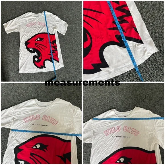 DISNEY Red Black High School Musical Bolton Jersey Midi Dress Graphic T-Shirt - Picture 12 of 14